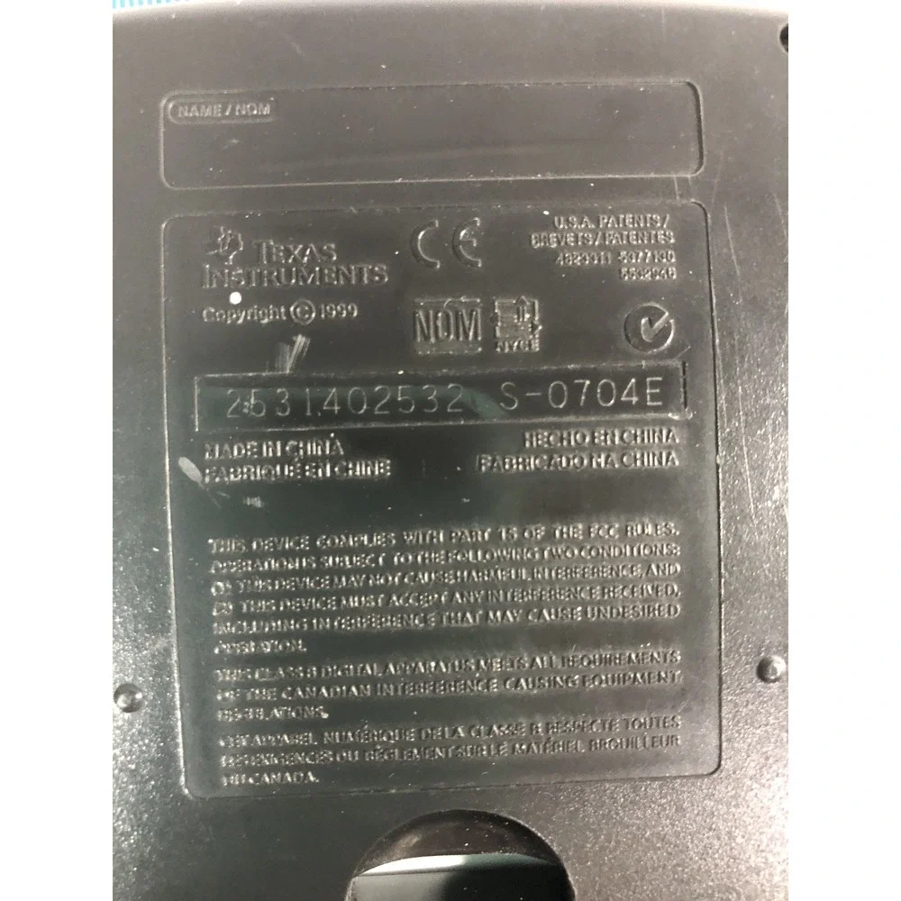 Texas Instruments TI-83 Plus Black/Gray Graphing Calculator with Cover